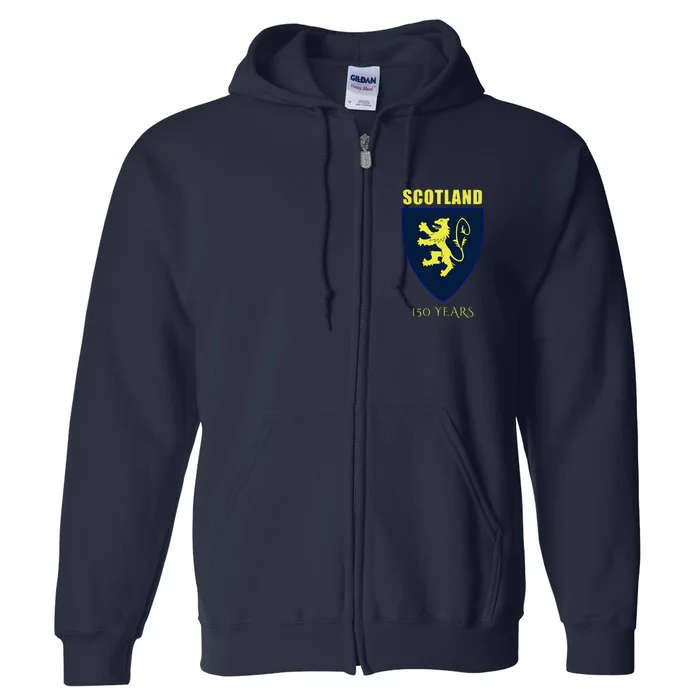 Scotland Football 150th Anniversary Scottish Full Zip Hoodie