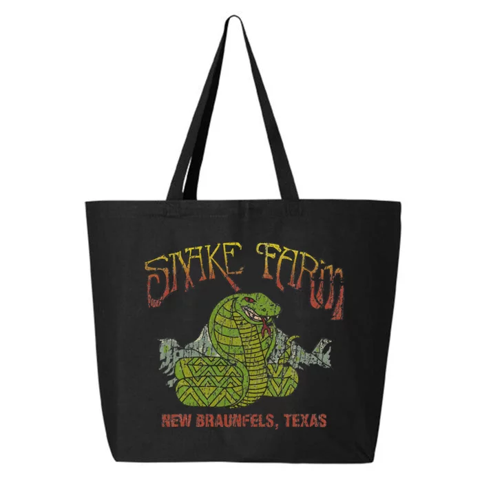 Snake Farm 1967 New Braunfels Vintage Cobra Reptiles Lover 25L Jumbo Tote