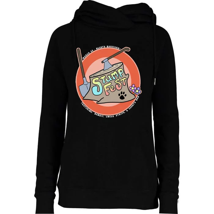 Stump Fest 3 Classic Womens Funnel Neck Pullover Hood