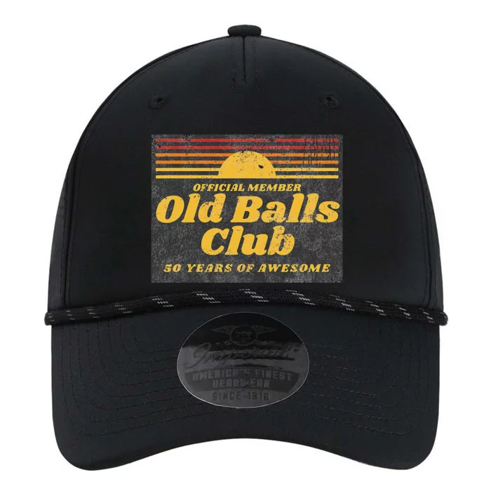 S Funny 50th Birthday Old Balls Club 50 Years Of Awesome Performance The Dyno Cap