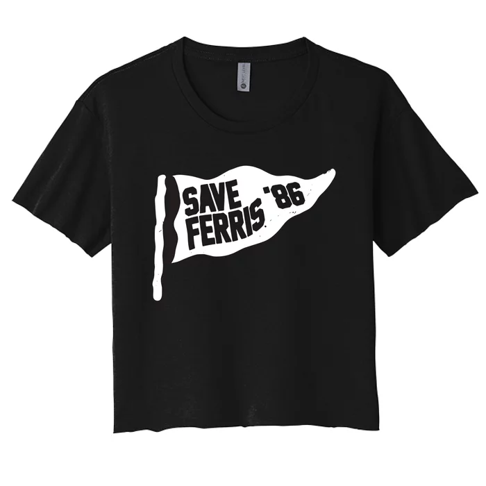 Save Ferris ‘86 Women's Crop Top Tee