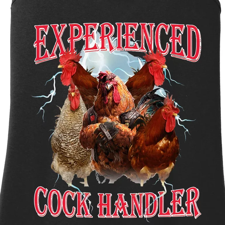 Sayings For Adult Experienced Cock Handler Meme Dank Ladies Essential Tank