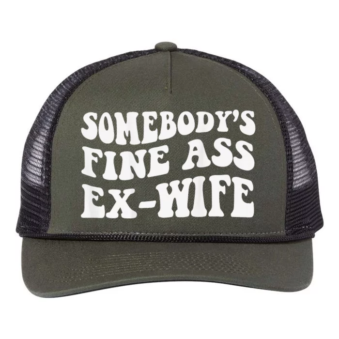 Somebody's Fine Ass ExWife Retro Rope Trucker Hat Cap