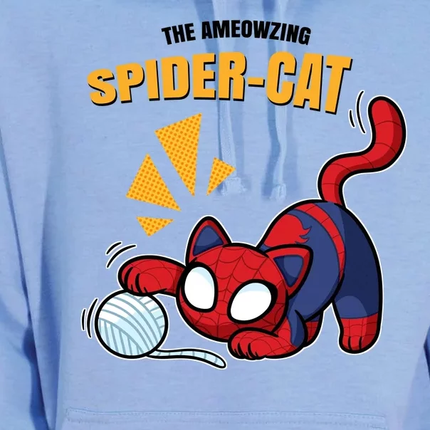 Spider Funny Amazing Spider Cat Meme Unisex Surf Hoodie