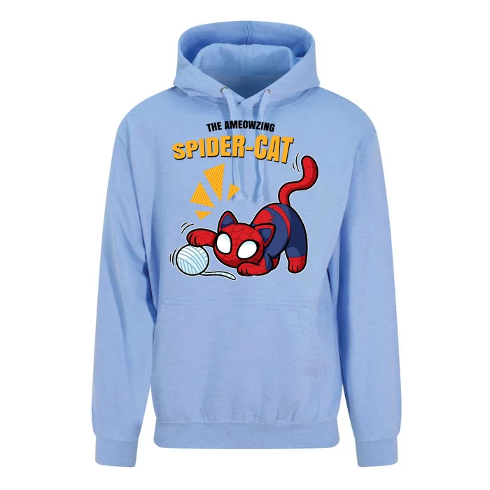 Spider Funny Amazing Spider Cat Meme Unisex Surf Hoodie