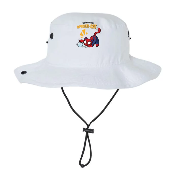 Spider Funny Amazing Spider Cat Meme Legacy Cool Fit Booney Bucket Hat