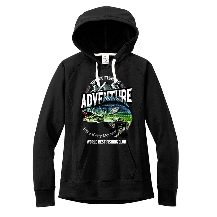 Sport Fishing Adventure Women's Fleece Hoodie