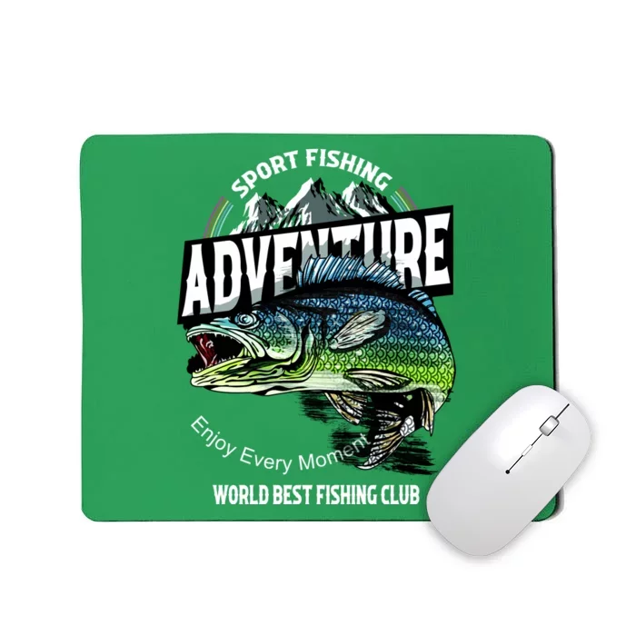 Sport Fishing Adventure Mousepad