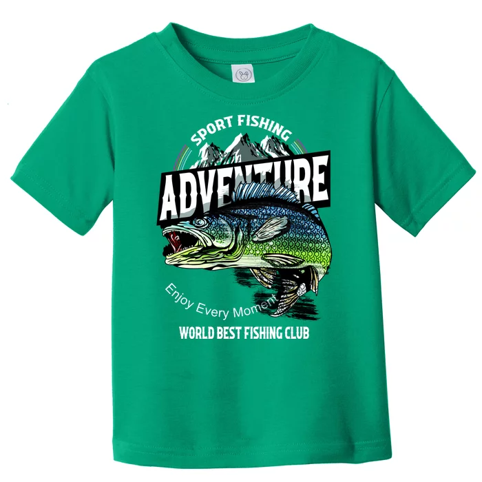 Sport Fishing Adventure Toddler T-Shirt