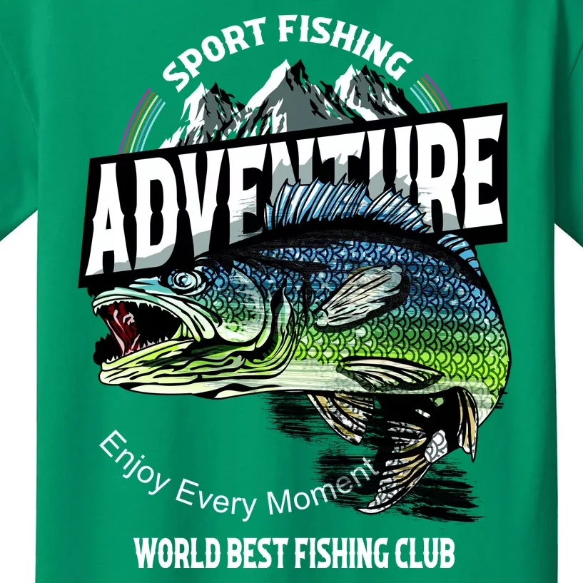 Sport Fishing Adventure Kids T-Shirt