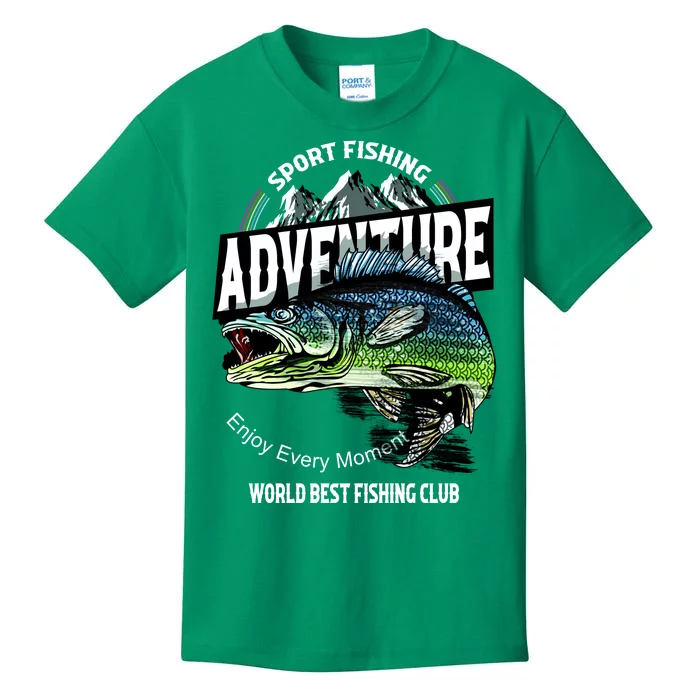 Sport Fishing Adventure Kids T-Shirt