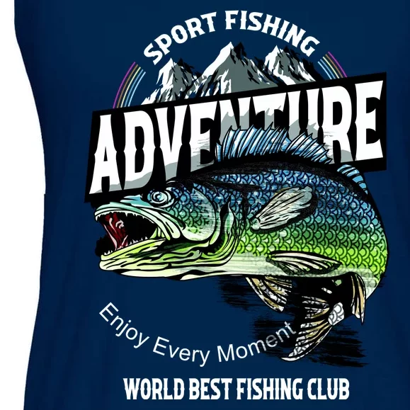 Sport Fishing Adventure Ladies Essential Flowy Tank