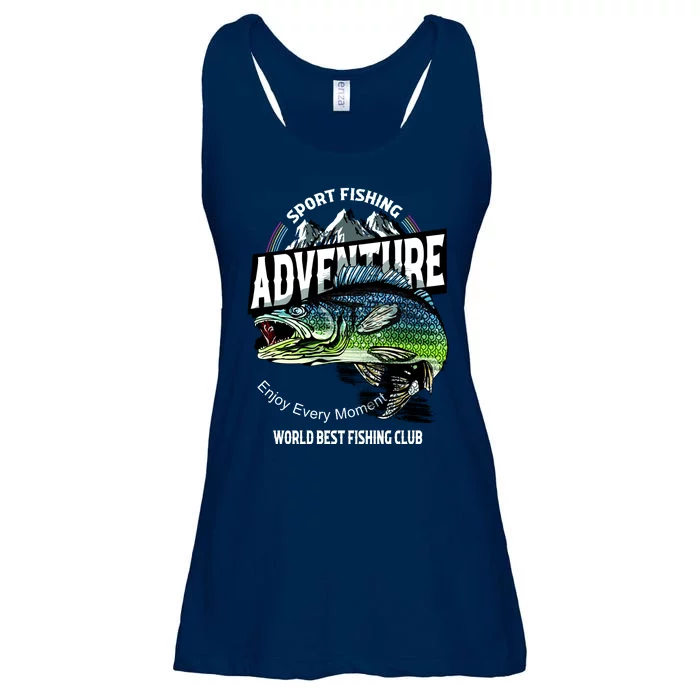 Sport Fishing Adventure Ladies Essential Flowy Tank