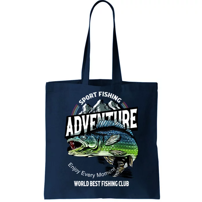 Sport Fishing Adventure Tote Bag