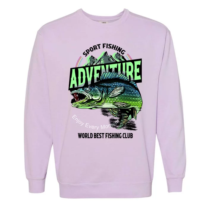 Sport Fishing Adventure Garment-Dyed Sweatshirt