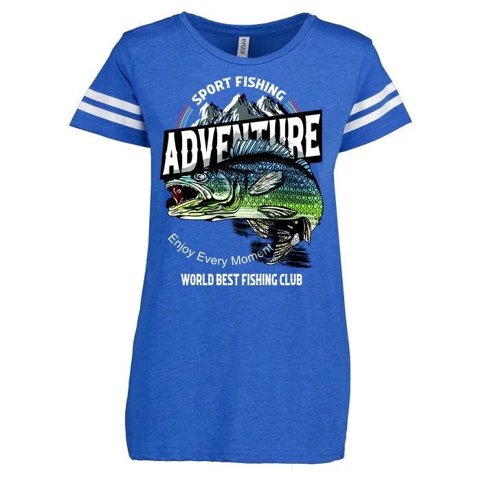 Sport Fishing Adventure Enza Ladies Jersey Football T-Shirt