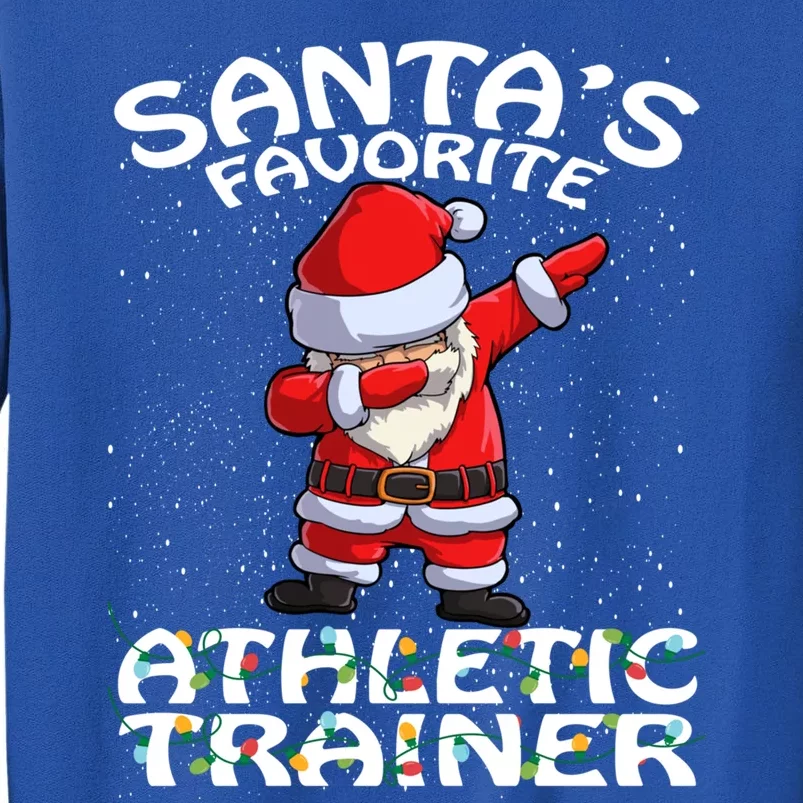 SantaS Favorite Athletic Trainer Christmas Gift Sweatshirt