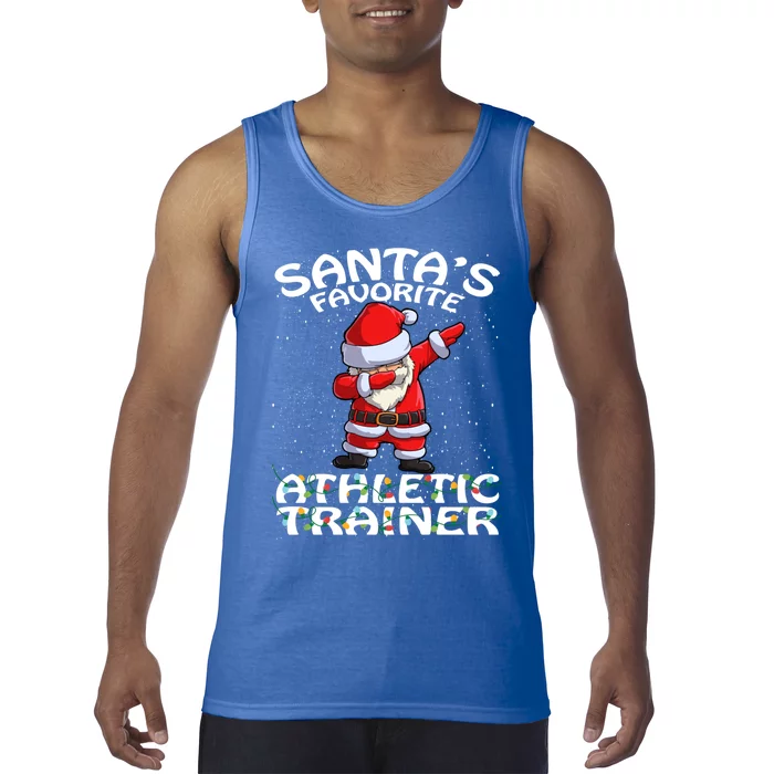 SantaS Favorite Athletic Trainer Christmas Gift Tank Top