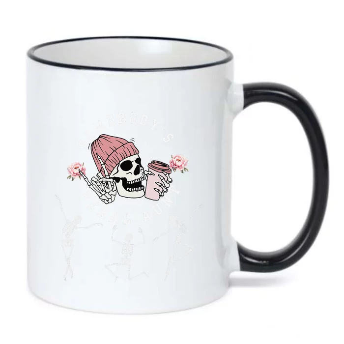 SomebodyS Feral Aunt Aunt Halloween Skeleton MotherS Day Black Color Changing Mug