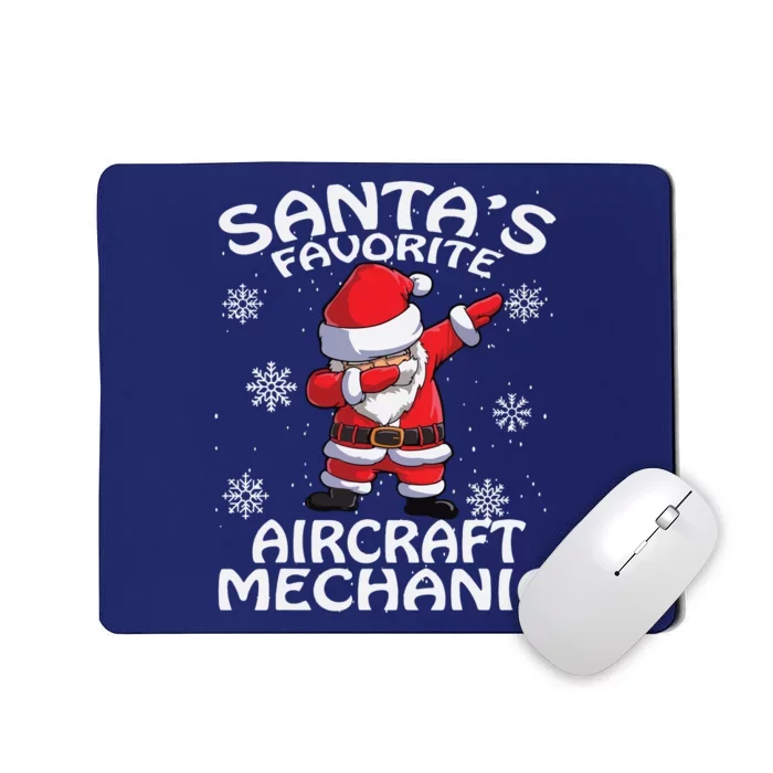 Santas Favorite Aircraft Mechanic Christmas Mousepad