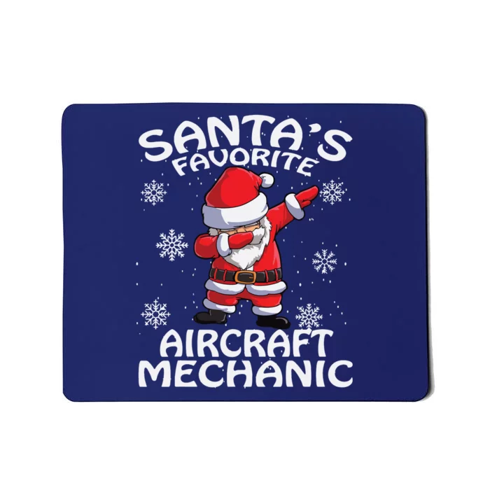 Santas Favorite Aircraft Mechanic Christmas Mousepad