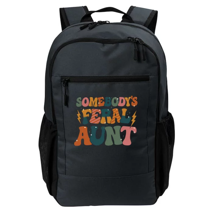 Somebodys Feral Aunt Auntie Family Daily Commute Backpack