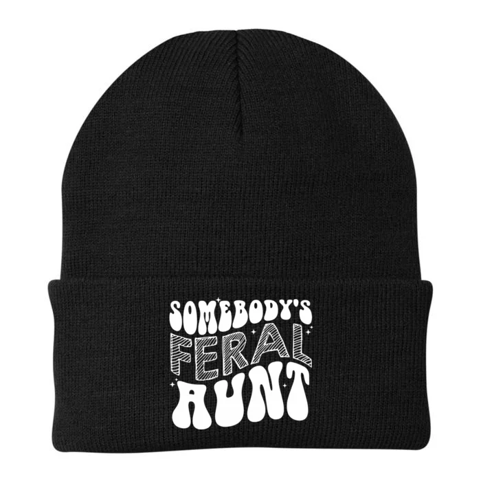 Somebodys Feral Aunt Cool Aunt Knit Cap Winter Beanie