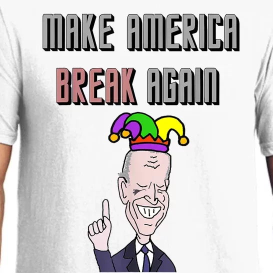 Socialdudtees Funny Anti Joe Biden Make America Break Again Pajama Set