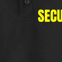 Security Front And Back Print Staff Event Uniform Bouncer Front & Back Dry Zone Grid Performance Polo