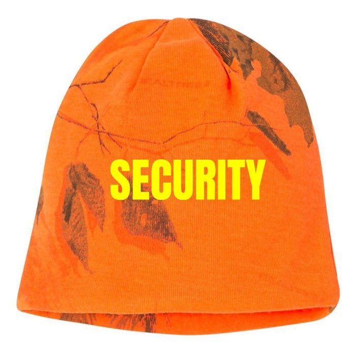 Security Front And Back Print Staff Event Uniform Bouncer Front & Back Kati - Camo Knit Beanie