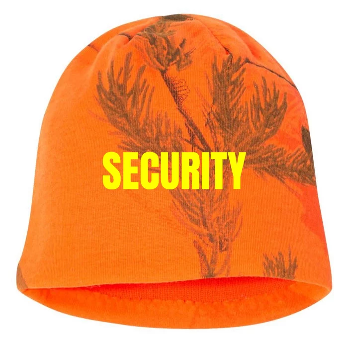 Security Front And Back Print Staff Event Uniform Bouncer Front & Back Kati - Camo Knit Beanie