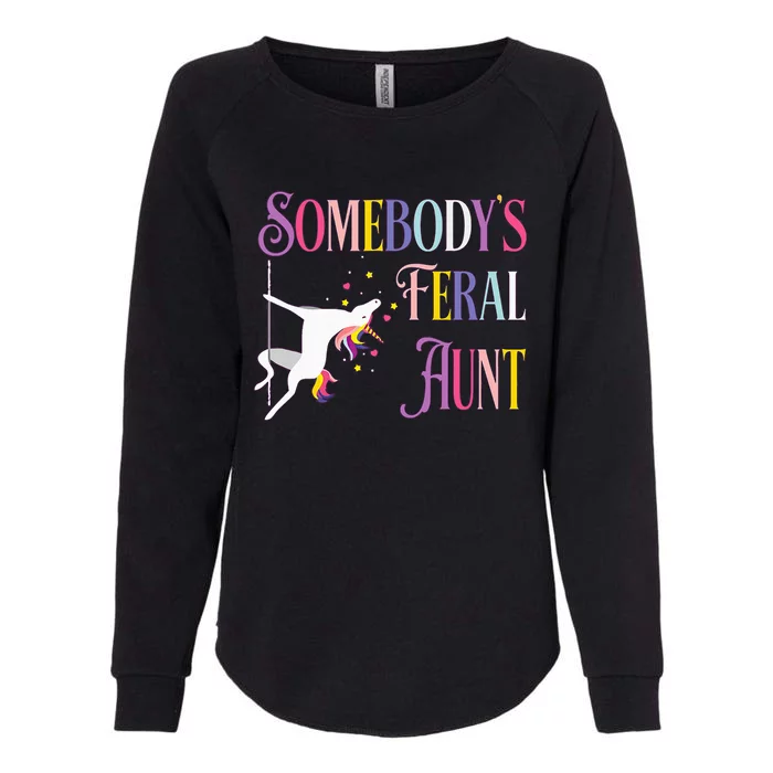 Somebody's Feral Aunt Womens California Wash Sweatshirt