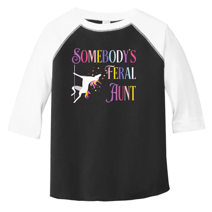 Somebody's Feral Aunt Toddler Fine Jersey T-Shirt