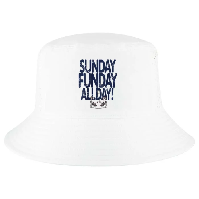 Sunday Funday All Day Cool Comfort Performance Bucket Hat