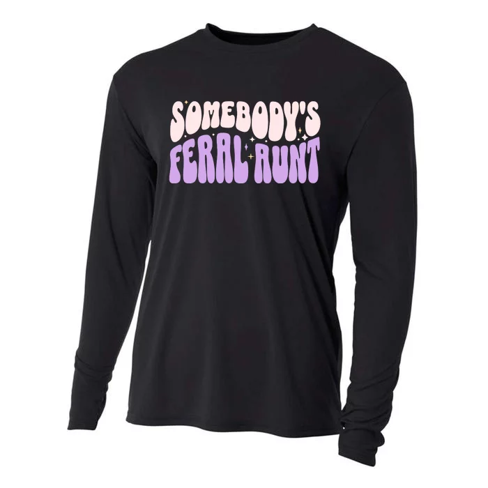 SomebodyS Feral Aunt Cooling Performance Long Sleeve Crew