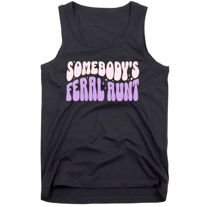 SomebodyS Feral Aunt Tank Top