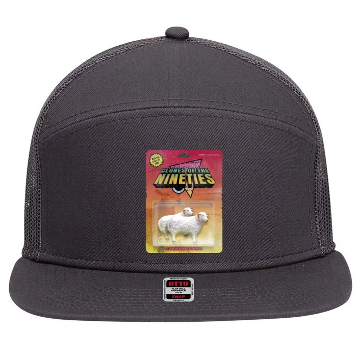 Sheep Farm Animal Toys Clones Of The Nineties 7 Panel Mesh Trucker Snapback Hat