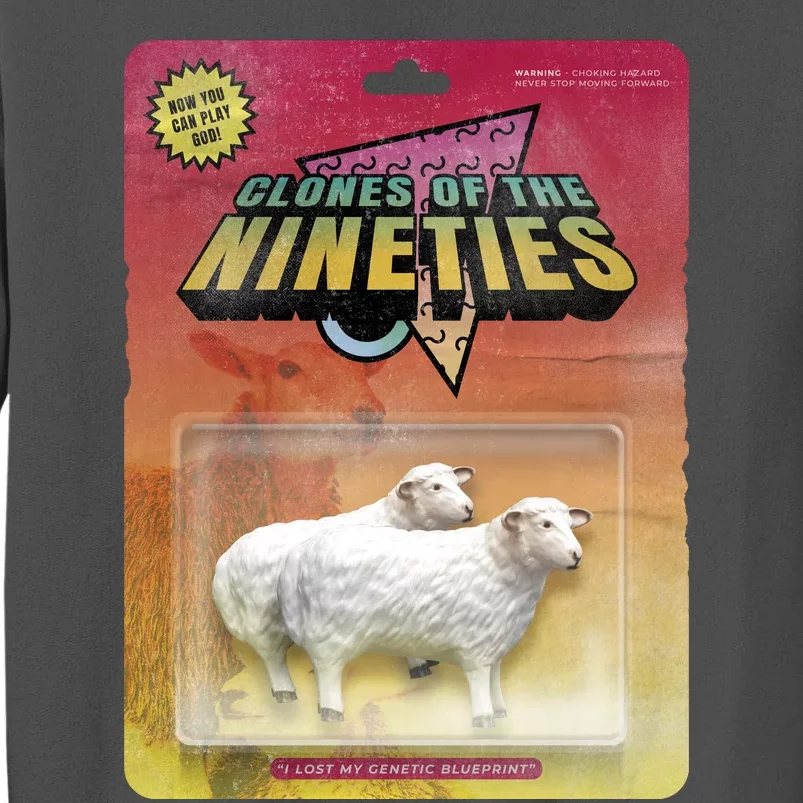 Sheep Farm Animal Toys Clones Of The Nineties Tall Sweatshirt