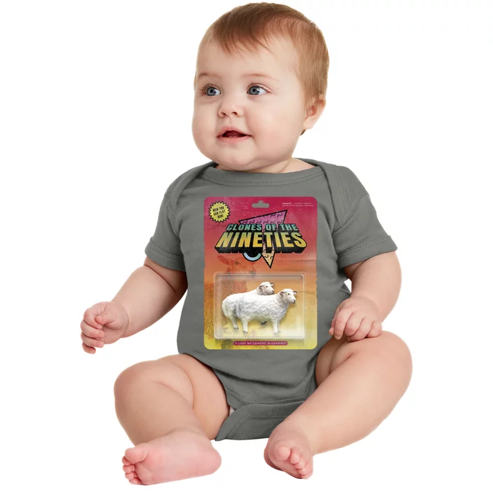 Sheep Farm Animal Toys Clones Of The Nineties Baby Bodysuit