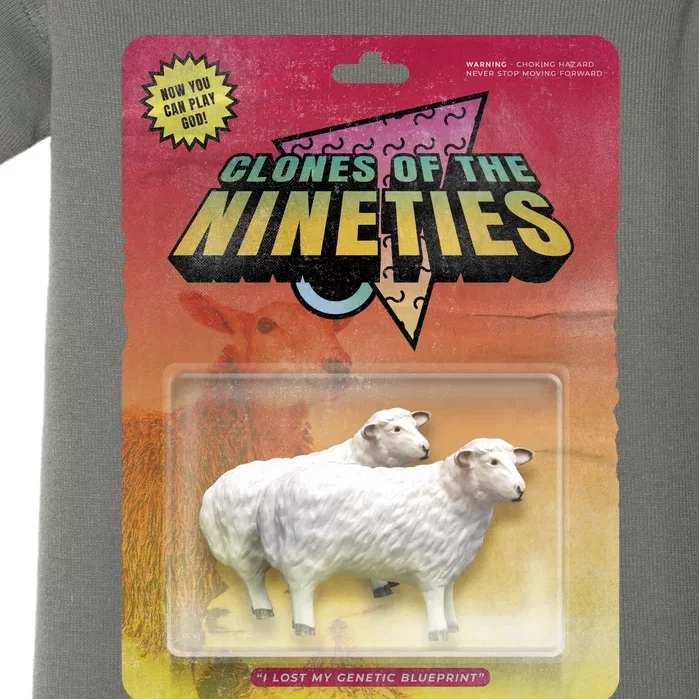 Sheep Farm Animal Toys Clones Of The Nineties Baby Bodysuit