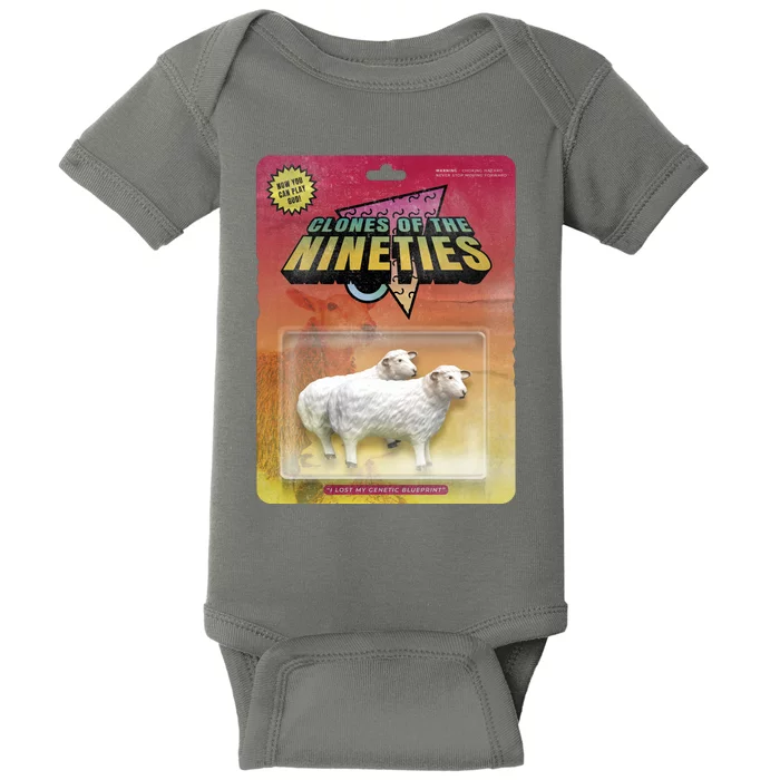 Sheep Farm Animal Toys Clones Of The Nineties Baby Bodysuit