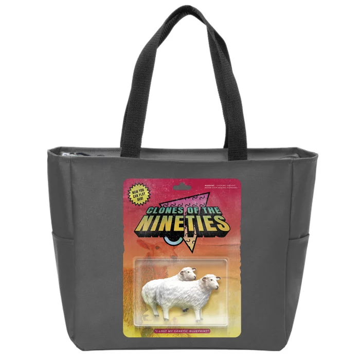 Sheep Farm Animal Toys Clones Of The Nineties Zip Tote Bag