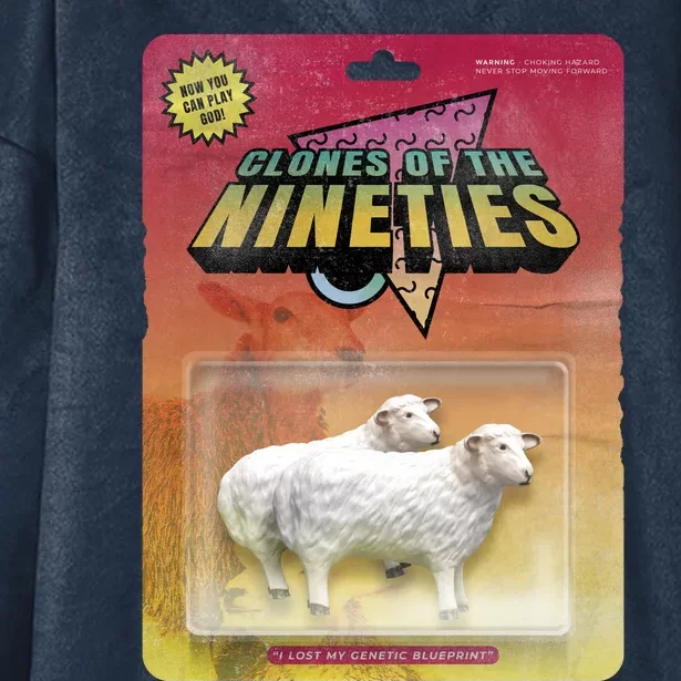 Sheep Farm Animal Toys Clones Of The Nineties Hooded Wearable Blanket