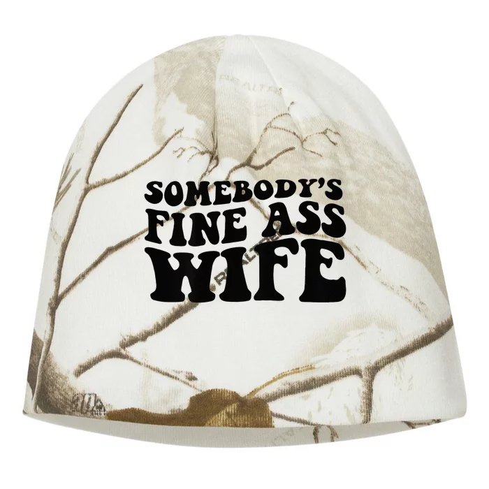 Somebodys Fine Ass Wife Kati - Camo Knit Beanie