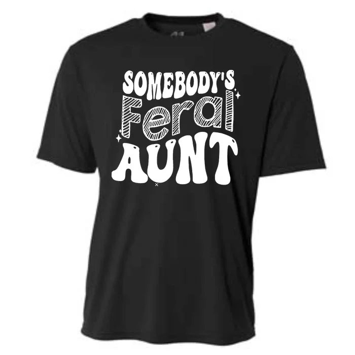 Somebody's Feral Aunt Cooling Performance Crew T-Shirt