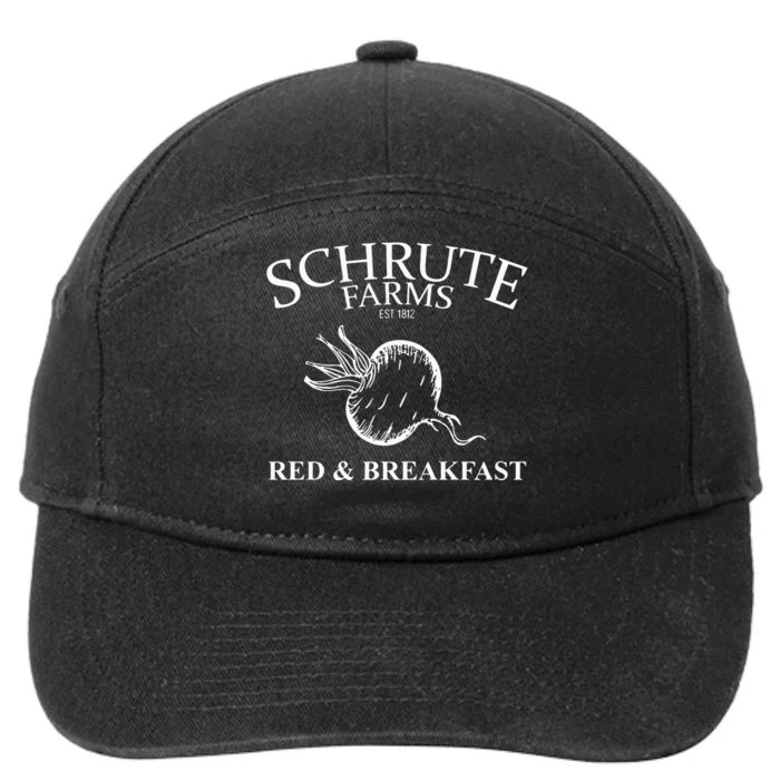 Schrute Farms Bed And Breakfast The Office Funny 7-Panel Snapback Hat