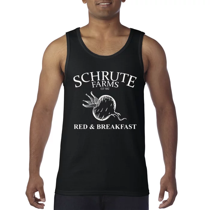 Schrute Farms Bed And Breakfast The Office Funny Tank Top