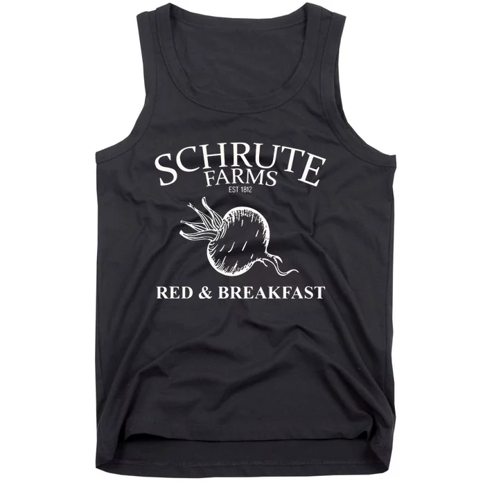 Schrute Farms Bed And Breakfast The Office Funny Tank Top