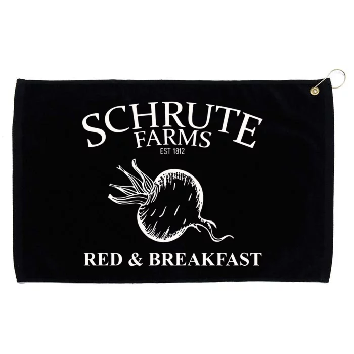 Schrute Farms Bed And Breakfast The Office Funny Grommeted Golf Towel