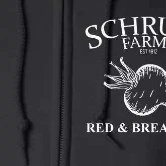 Schrute Farms Bed And Breakfast The Office Funny Full Zip Hoodie